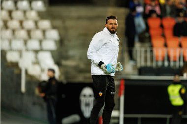 Valencia CF ve Athletic Club (Maciej Rogowski / Ball Raw Images) takımları arasında oynanan Copa Del Rey çeyrek final maçında Dimitrievski 'yi çaldı.)
