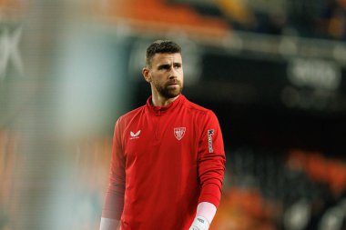 Unai Simon, Copa Del Rey çeyrek final maçında Valencia CF ve Athletic Club (Maciej Rogowski / Ball Raw Images) takımları arasında görüldü.)