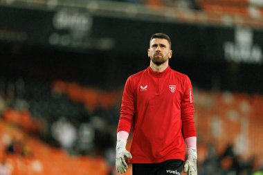 Unai Simon, Copa Del Rey çeyrek final maçında Valencia CF ve Athletic Club (Maciej Rogowski / Ball Raw Images) takımları arasında görüldü.)