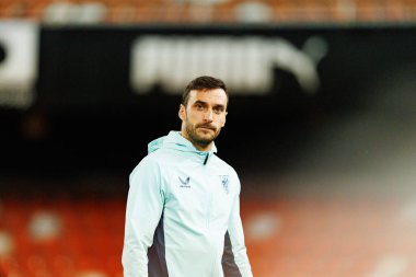 Inigo Lekue, Valencia CF ve Athletic Club (Maciej Rogowski / Ball Raw Images) takımları arasındaki Copa Del Rey çeyrek final maçında görüldü.)