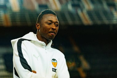 Umar Sadiq, Copa Del Rey çeyrek final maçında Valencia CF ve Athletic Club (Maciej Rogowski / Ball Raw Images) takımları arasında görüldü.)