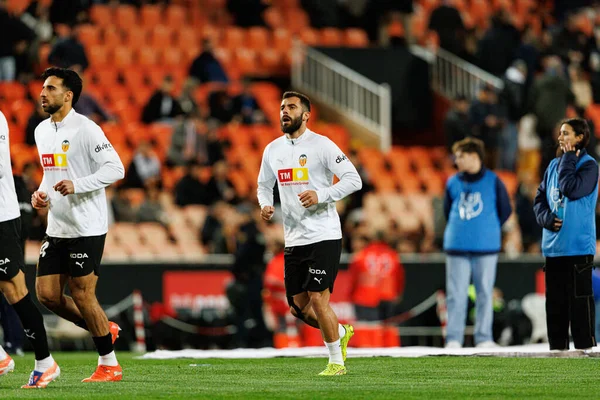 Luis Rioja, Copa Del Rey çeyrek final maçında Valencia CF ve Athletic Club (Maciej Rogowski / Ball Raw Images) takımları arasında görüldü.)