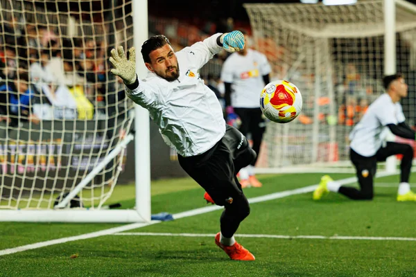 Valencia CF ve Athletic Club (Maciej Rogowski / Ball Raw Images) takımları arasında oynanan Copa Del Rey çeyrek final maçında Dimitrievski 'yi çaldı.)