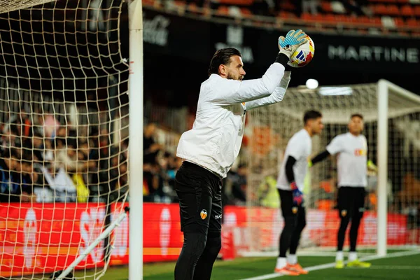 Valencia CF ve Athletic Club (Maciej Rogowski / Ball Raw Images) takımları arasında oynanan Copa Del Rey çeyrek final maçında Dimitrievski 'yi çaldı.)