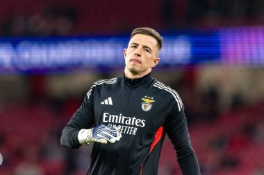 Anatoliy Trubin Şampiyonlar Ligi maçında SL Benfica ve Real Madrid CF (Maciej Rogowski / Ball Raw Images)