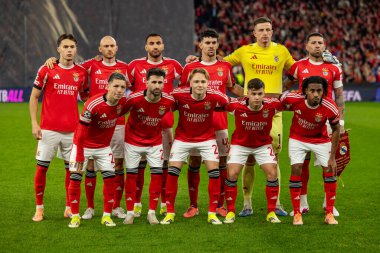 Benfica takımı Şampiyonlar Ligi maçında SL Benfica ve Real Madrid CF (Maciej Rogowski / Ball Raw Images)