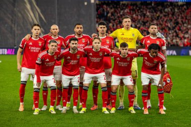 Benfica takımı Şampiyonlar Ligi maçında SL Benfica ve Real Madrid CF (Maciej Rogowski / Ball Raw Images)