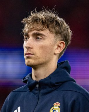 Dean Huijsen Şampiyonlar Ligi maçında SL Benfica ve Real Madrid CF (Maciej Rogowski / Ball Raw Images)