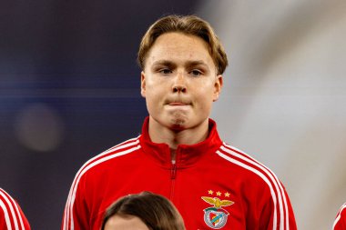 Andreas Schjelderup, Şampiyonlar Ligi maçında SL Benfica ve Real Madrid CF (Maciej Rogowski / Ball Raw Images)