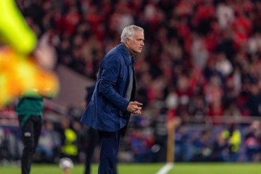 Jose Mourinho seen during Champions League play off game between SL Benfica and Real Madrid CF  (Maciej Rogowski/Ball Raw Images)