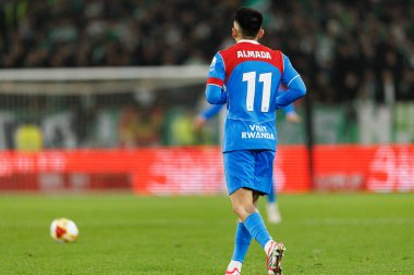 Thiago Almada, Real Betis Balompie ve Atletico de Madrid (Maciej Rogowski / Ball Raw Images) takımları arasındaki çeyrek final maçında görüldü.)