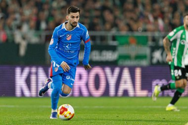 Alejandro Alex Baena Copa Del Rey çeyrek final maçında Real Betis Balompie ve Atletico de Madrid (Maciej Rogowski / Ball Raw Images) takımları arasında görüldü.)