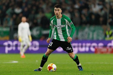 Marc Roca, Real Betis Balompie ve Atletico de Madrid takımları arasında oynanan Copa Del Rey çeyrek final maçında görüldü (Maciej Rogowski / Ball Raw Images)
