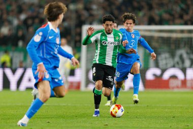 Pablo Fornals ve Giuliano Simeone Copa Del Rey çeyrek final maçında Real Betis Balompie ve Atletico de Madrid (Maciej Rogowski / Ball Raw Images)