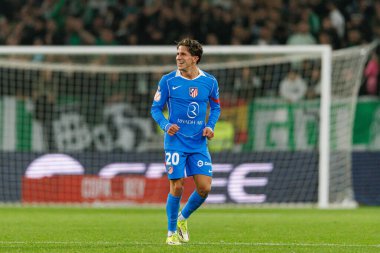 Giuliano Simeone Copa Del Rey çeyrek final maçında Real Betis Balompie ve Atletico de Madrid (Maciej Rogowski / Ball Raw Images) takımları arasında görüldü.)