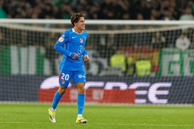 Giuliano Simeone Copa Del Rey çeyrek final maçında Real Betis Balompie ve Atletico de Madrid (Maciej Rogowski / Ball Raw Images) takımları arasında görüldü.)