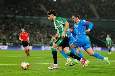 Antoine Griezmann ve Ez Abdessamad Ezzalzouli Copa Del Rey çeyrek final maçında Real Betis Balompie ve Atletico de Madrid (Maciej Rogowski / Ball Raw Images)