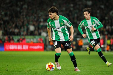 Ez Abdessamad Ezzalzouli Copa Del Rey çeyrek final maçında Real Betis Balompie ve Atletico de Madrid (Maciej Rogowski / Ball Raw Images) takımları arasında görüldü.)