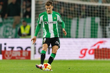 Diego Llorente Copa Del Rey çeyrek final maçında Real Betis Balompie ve Atletico de Madrid (Maciej Rogowski / Ball Raw Images) takımları arasında görüldü.)