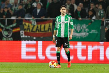 Marc Bartra, Real Betis Balompie ve Atletico de Madrid takımları arasında oynanan Copa Del Rey çeyrek final maçında görüldü (Maciej Rogowski / Ball Raw Images)
