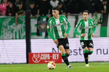 Marc Roca, Real Betis Balompie ve Atletico de Madrid takımları arasında oynanan Copa Del Rey çeyrek final maçında görüldü (Maciej Rogowski / Ball Raw Images)