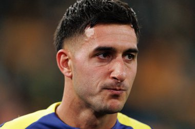 Juan Musso, Real Betis Balompie ve Atletico de Madrid (Maciej Rogowski / Ball Raw Images) takımları arasındaki çeyrek final maçında görüldü.)