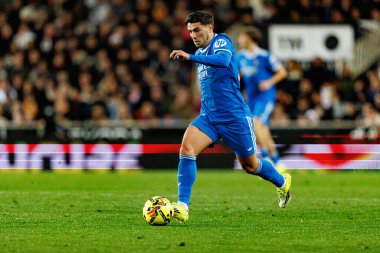 Brahim Diaz, Valencia CF ve Real Madrid CF (Maciej Rogowski / Ball Raw Images) takımları arasında LaLiga EA Sports maçında görüldü.)