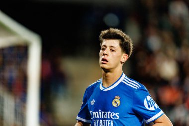 Arda Güler, Valencia CF ve Real Madrid CF (Maciej Rogowski / Ball Raw Images) takımları arasında LaLiga EA Sports maçında görüldü.)