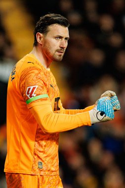 Stole Dimitrievski  seen during LaLiga EA Sports game between teams of Valencia CF and Real Madrid CF (Maciej Rogowski/Ball Raw Images)