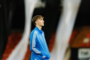 Dekan Huijsen, LaLiga EA Sports maçında Valencia CF ve Real Madrid CF (Maciej Rogowski / Ball Raw Images) takımları arasında görüldü.)