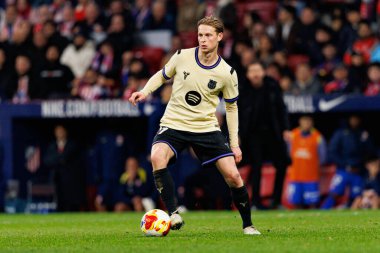 Fransız De Jong Copa Del Rey yarı final maçında Atletico de Madrid ve FC Barcelona (Maciej Rogowski / Ball Raw Images) takımları arasında görüldü.)