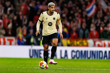 Ronald Araujo, Atletico de Madrid ve FC Barcelona takımları arasında oynanan Copa Del Rey yarı final maçında görüldü (Maciej Rogowski / Ball Raw Images)