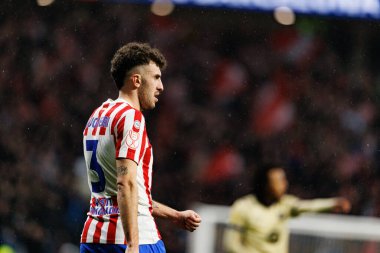 Matteo Ruggeri, Copa Del Rey maçında Atletico de Madrid ve FC Barcelona (Maciej Rogowski / Ball Raw Images) takımları arasında görüldü.)