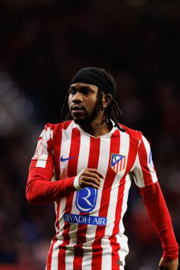 Ademola Lookman seen during Copa Del Rey semifinal game between teams of Atletico de Madrid and FC Barcelona (Maciej Rogowski/Ball Raw Images)