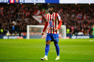Ademola Lookman, Atletico de Madrid ve FC Barcelona (Maciej Rogowski / Ball Raw Images) takımları arasında oynanan Copa Del Rey yarı final maçında görüldü.)