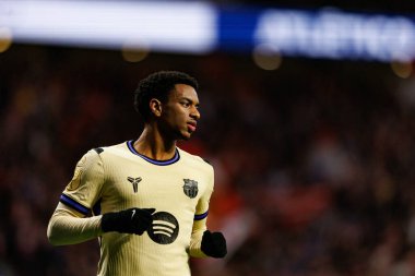 Atletico de Madrid ve FC Barcelona (Maciej Rogowski / Ball Raw Images) takımları arasında oynanan Copa Del Rey yarı final maçında Alejandro Balde görüldü)