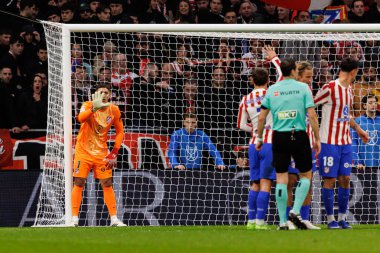 Juan Musso, Atletico de Madrid ve FC Barcelona (Maciej Rogowski / Ball Raw Images) takımları arasında oynanan Copa Del Rey yarı final maçında görüldü.)