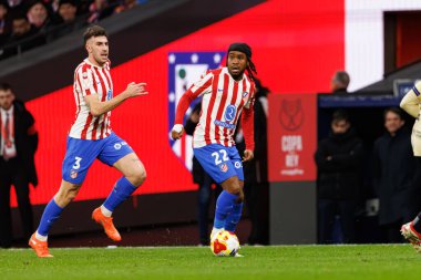 Ademola Lookman, Atletico de Madrid ve FC Barcelona (Maciej Rogowski / Ball Raw Images) takımları arasında oynanan Copa Del Rey yarı final maçında görüldü.)