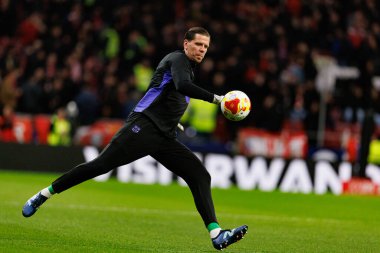 Atletico de Madrid ve FC Barcelona (Maciej Rogowski / Ball Raw Images) takımları arasında oynanan Copa Del Rey yarı final maçında Wojciech Szczesny görüldü)