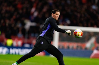 Atletico de Madrid ve FC Barcelona (Maciej Rogowski / Ball Raw Images) takımları arasında oynanan Copa Del Rey yarı final maçında Wojciech Szczesny görüldü)