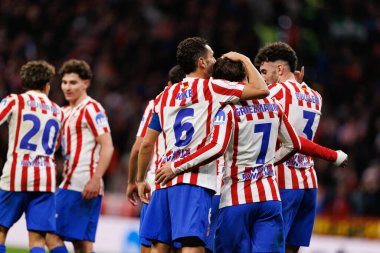 Koke ve Antoine Griezmann, Copa Del Rey yarı final maçında Atletico de Madrid ve FC Barcelona (Maciej Rogowski / Ball Raw Images)