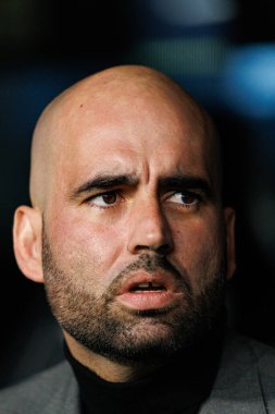 Claudio Giraldez UEFA Avrupa Ligi sırasında Estadio de Balaidos (Maciej Rogowski / Ball Raw Images PT) takımları arasında oynanırken görüldü.)