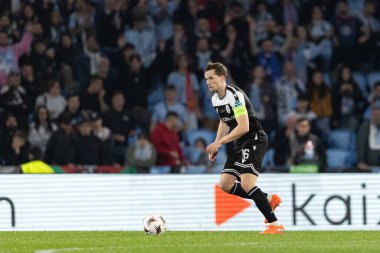 UEFA Avrupa Ligi sırasında Estadio de Balaidos 'ta (Maciej Rogowski / Ball Raw Images PT) RC Celta de Vigo ve PAOK FC takımları arasında oyun dışı bırakıldı.)