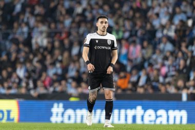 UEFA Avrupa Ligi sırasında Estadio de Balaidos 'ta (Maciej Rogowski / Ball Raw Images PT) RC Celta de Vigo ve PAOK FC takımları arasında oyun dışı bırakıldı.)