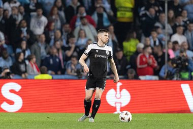 UEFA Avrupa Ligi sırasında Estadio de Balaidos 'ta (Maciej Rogowski / Ball Raw Images PT) oynayan Celta de Vigo ve PAOK FC takımları arasında oynanan maçta görülen Jonjoe Kenny)