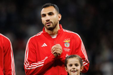 Şampiyonlar Ligi sırasında Real Madrid CF ve SL Benfica takımları arasında oynanan maçta Vangelis Pavlidis görüldü (Maciej Rogowski / Ball Raw Images)