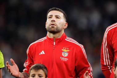 Şampiyonlar Ligi sırasında Real Madrid CF ve SL Benfica (Maciej Rogowski / Ball Raw Images) takımları arasında oynanan maçta görülen Nicolas Otamendi)