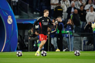 Andreas Schjelderup Şampiyonlar Ligi maçında Real Madrid CF ve SL Benfica (Maciej Rogowski / Ball Raw Images)