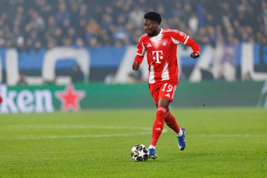 Atalanta Bergamo ve Bayern Munchen (Maciej Rogowski / Ball Raw Images) takımları arasında oynanan 16 maçlık Şampiyonlar Ligi karşılaşmasında Alphonso Davies görüldü.)