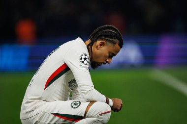 Malo Gusto, Paris Saint-Germain Futbol Kulübü ve Chelsea FC (Maciej Rogowski / Ball Raw Images) takımları arasında oynanan 16.)